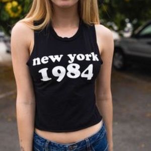 Brandy Melville New York cropped Tank